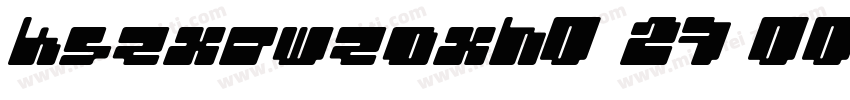 KSZXEWZOXH0 27 00字体转换
